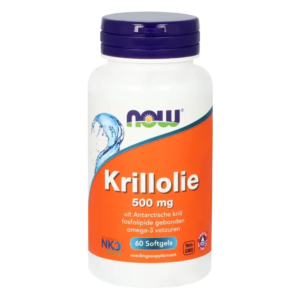 NOW Krillolie 500 mg 60 softgels