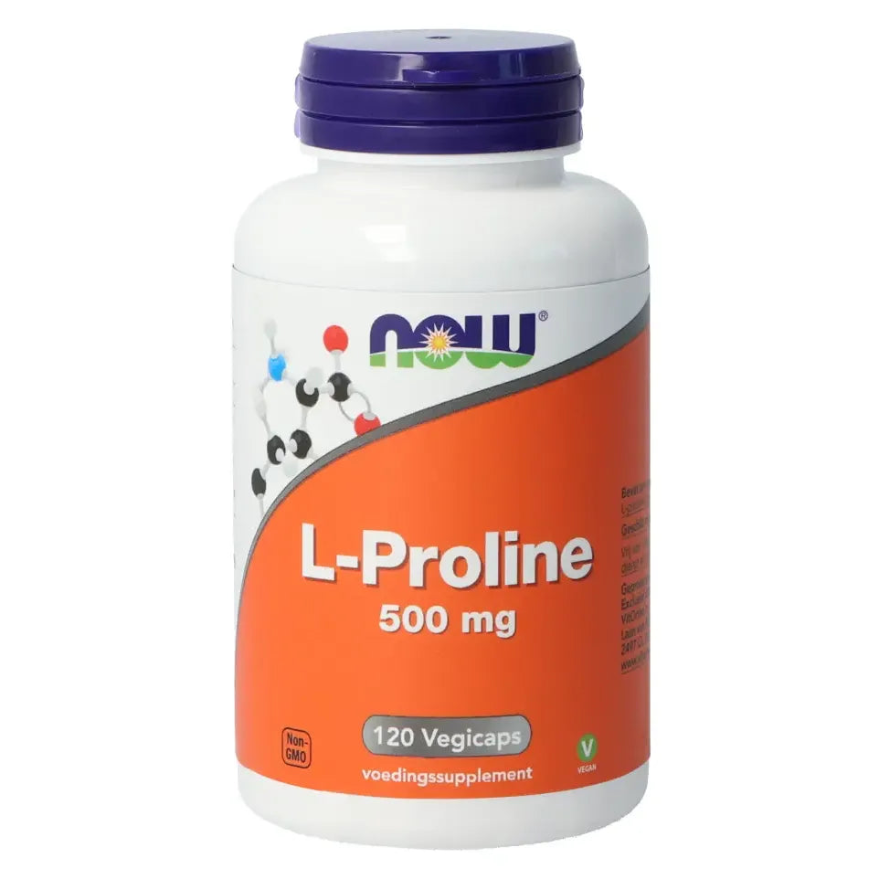 NOW L-Proline 500 mg 120 vcaps