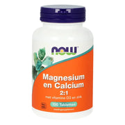 NOW Magnesium & calcium 2:1 100 tabletten