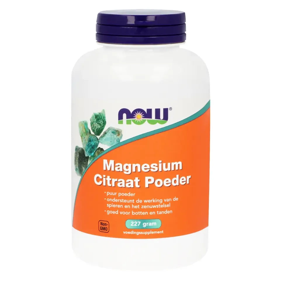 NOW Magnesium citraat poeder 227 gram