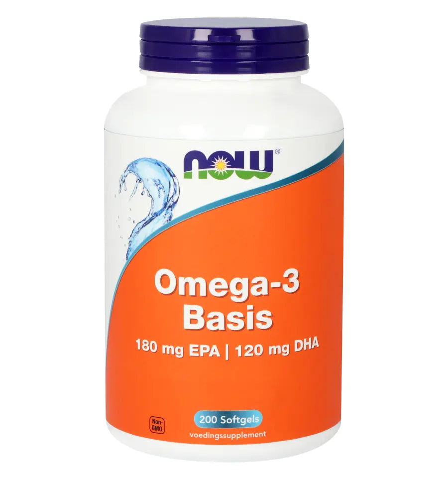 NOW Omega-3 basis 180 mg EPA 120 mg DHA 200 softgels