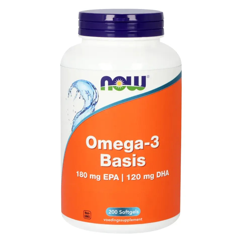 NOW Omega-3 basis 180 mg EPA 120 mg DHA 200 softgels