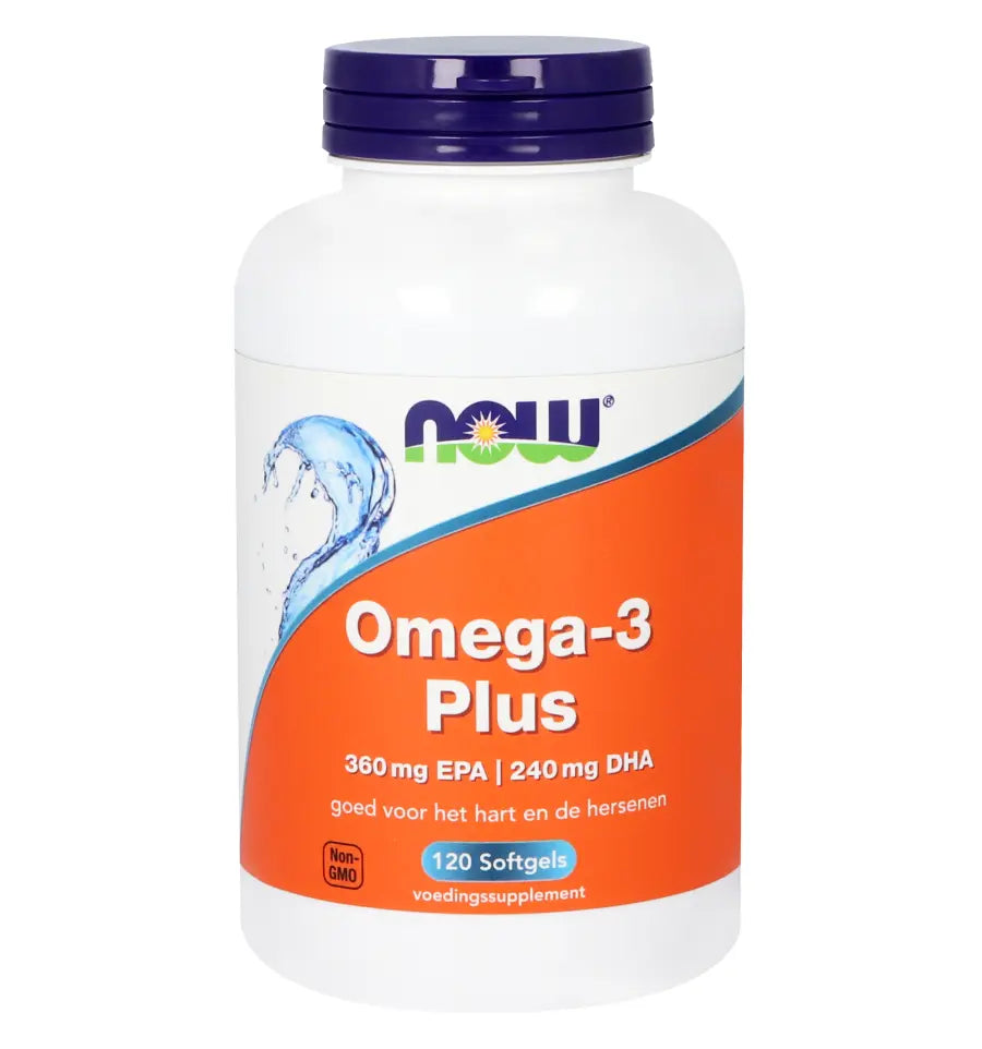 NOW Omega-3 Plus 360 mg EPA 240 mg DHA 120 softgels