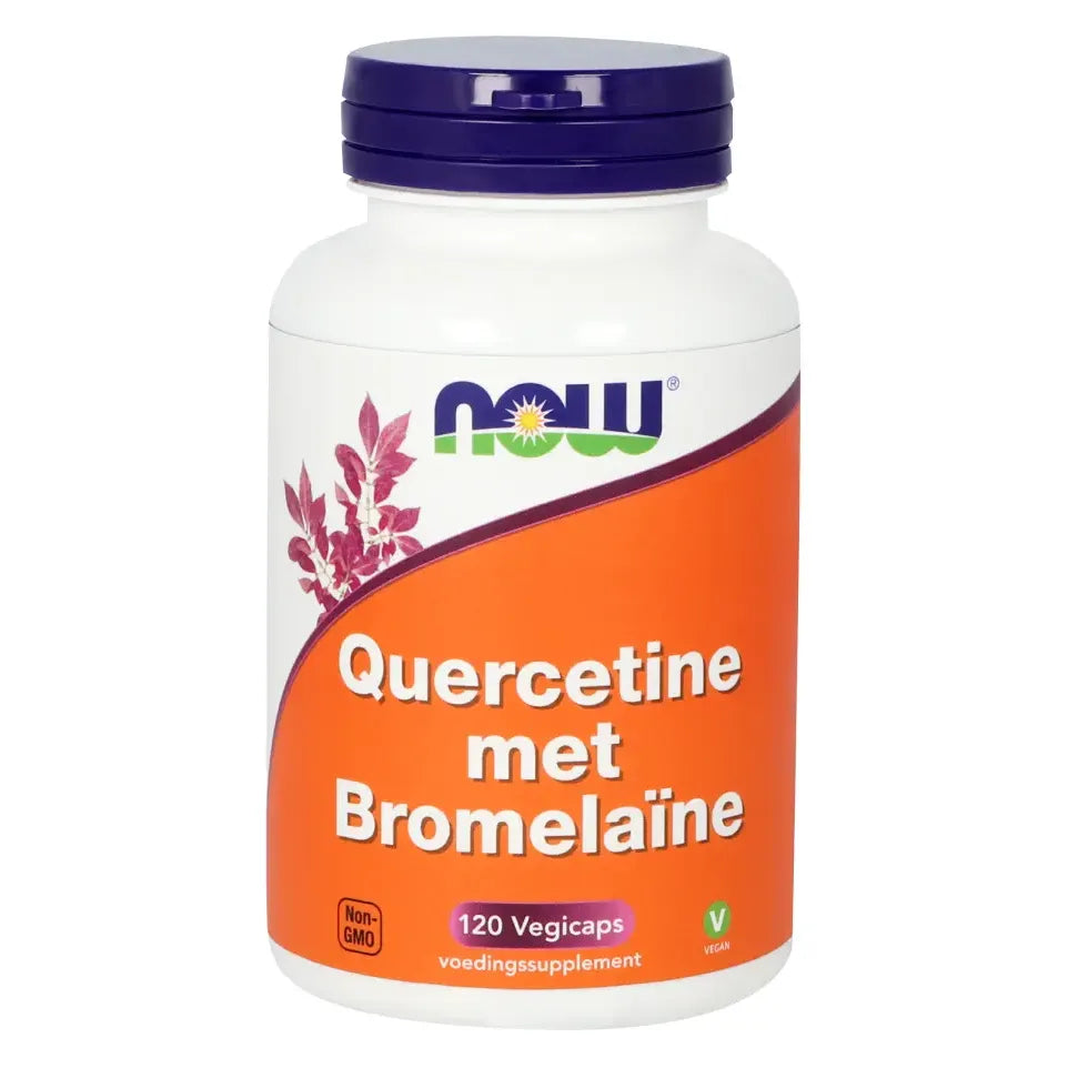 NOW Quercetine met bromelaine 120 vcaps