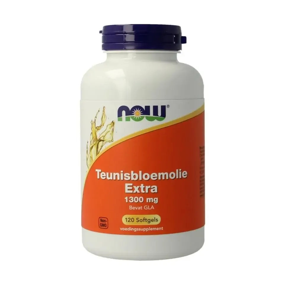 NOW Teunisbloem extra 1300 mg 120 softgels