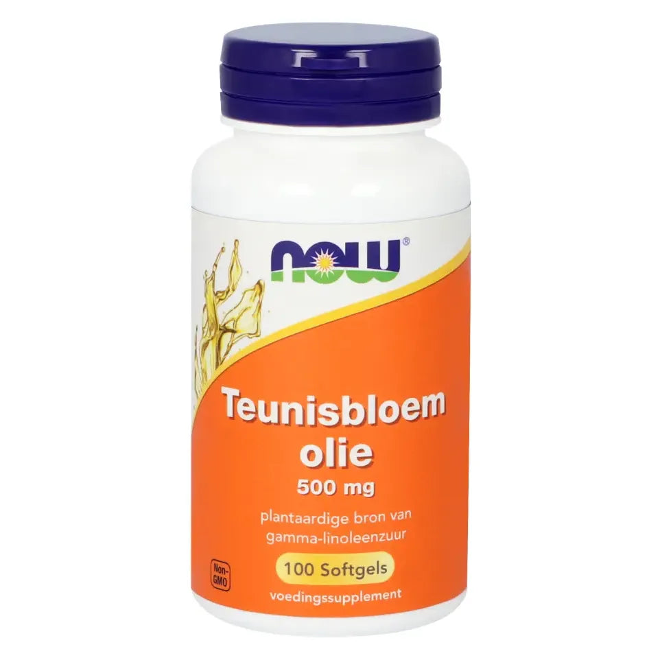 NOW Teunisbloemolie 500 mg 100 softgels
