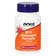 NOW Vitamine B12 geheugenformule 1000 mcg 100 zuigtabletten