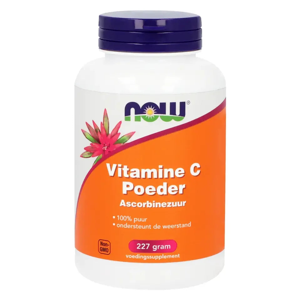 NOW Vitamine C poeder ascorbinezuur 227 gram