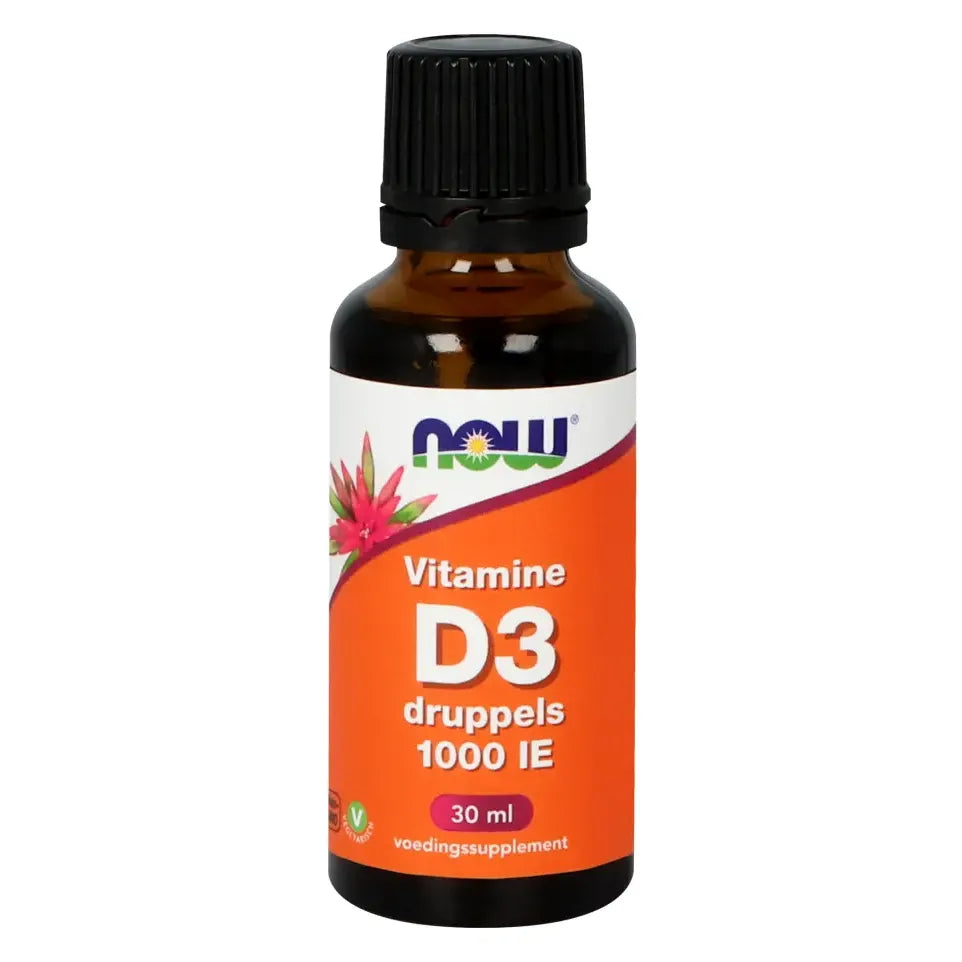 NOW Vitamine D3 druppels 25 mcg 30 ml
