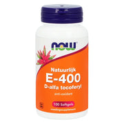 NOW Vitamine E-400 d-alfa tocoferyl 100 softgels