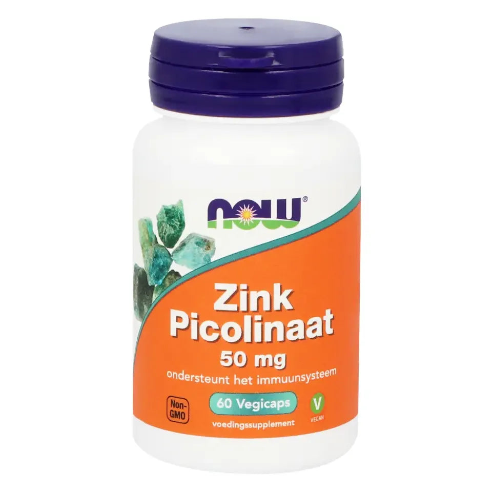 NOW Zink picolinaat 50 mg 60 vcaps
