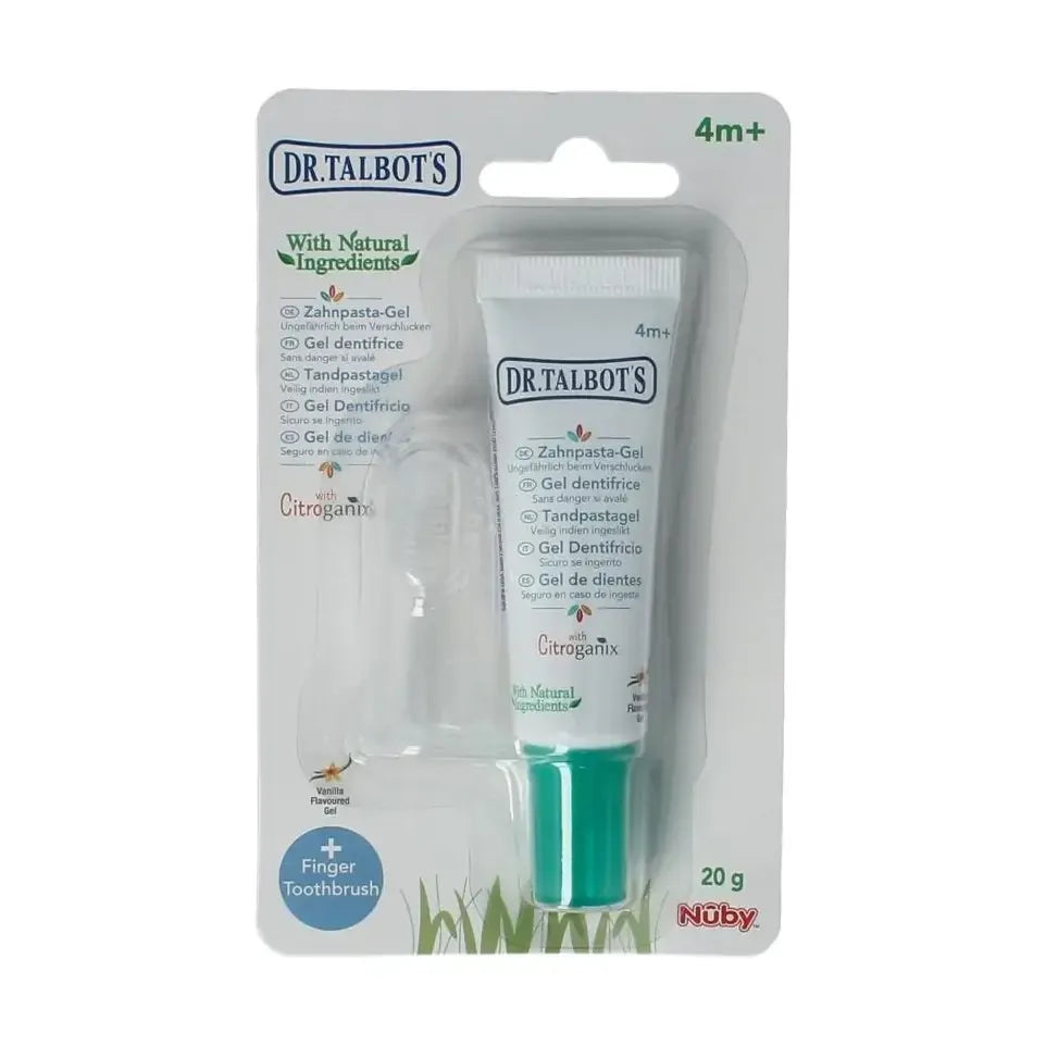 Nuby Citroganix tand-en vleesgel & vingertandenborstel