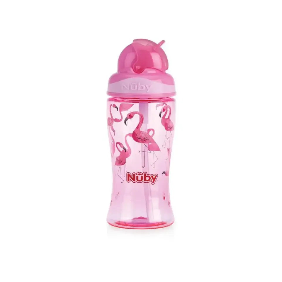 Nuby Flip it beker 360 ml roze 3+ jaar