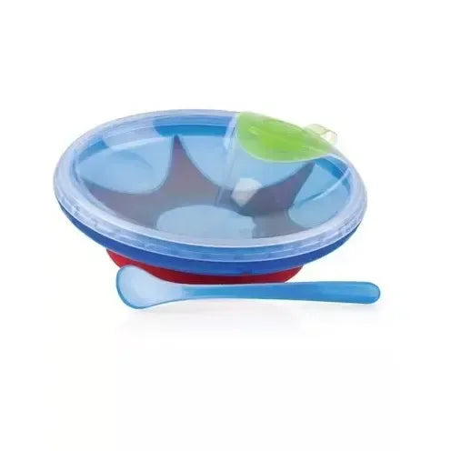 Nuby Warmtebehoudend bordje met zuignap & lepel