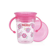 Nuby Wonder cup 240 ml roze 6+ maanden