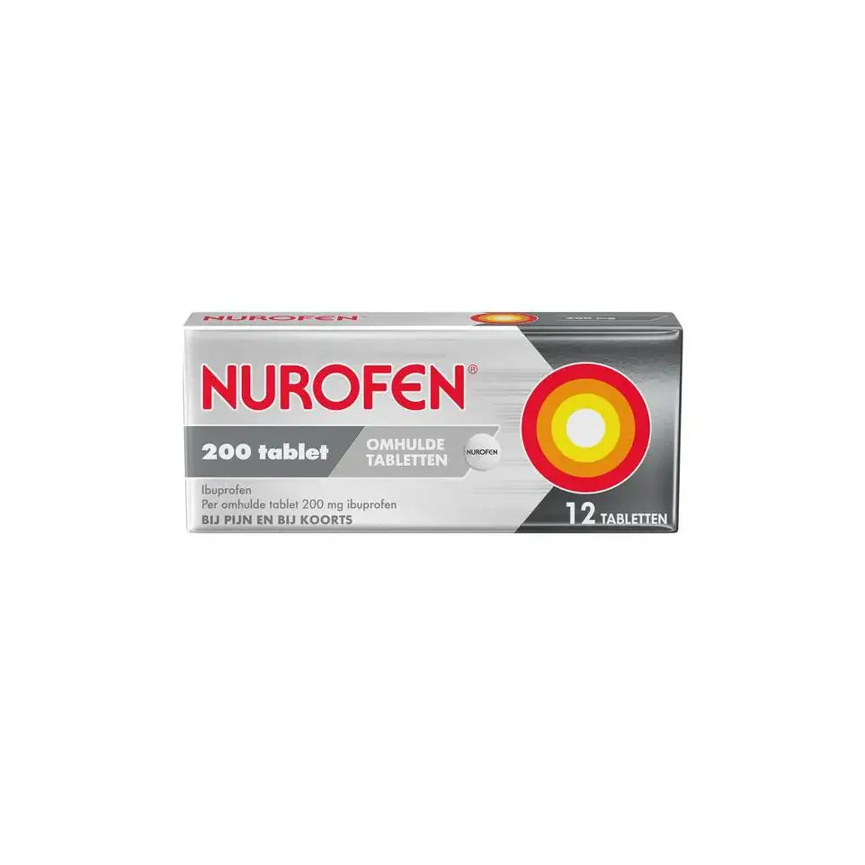 Nurofen Ibuprofen 200 mg omhulde 12 tabletten