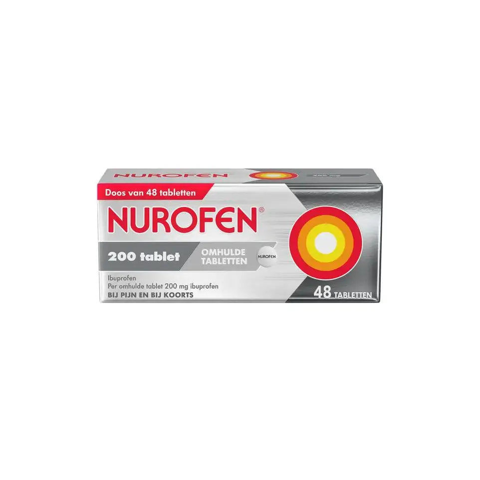 Nurofen Ibuprofen omhulde 200 mg 48 tabletten