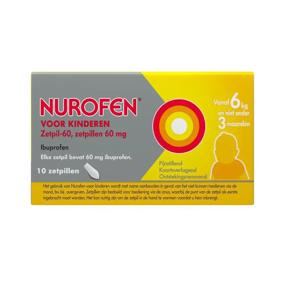 Nurofen ibuprofen 60 mg 10 zetpillen