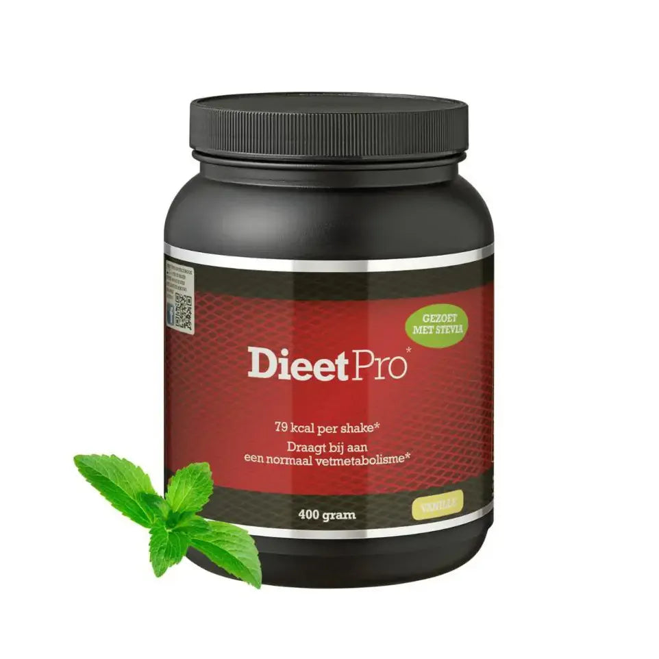 Dieet Pro stevia vanille 400 gram