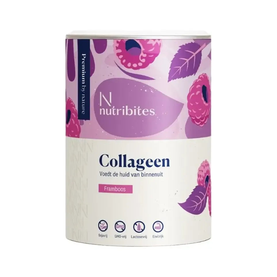Nutribites Collageen framboos 360 gram