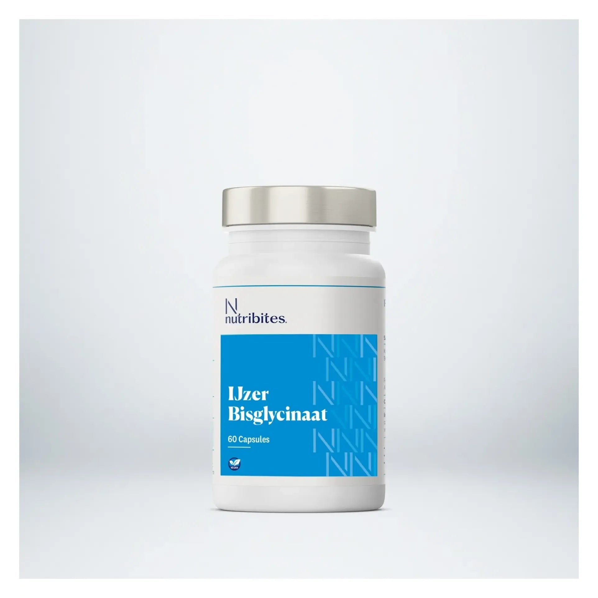 Nutribites IJzer bisglycinaat 60 vcaps