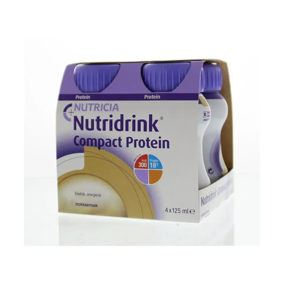 Nutricia Compact protein mokka 125 ml 4 stuks
