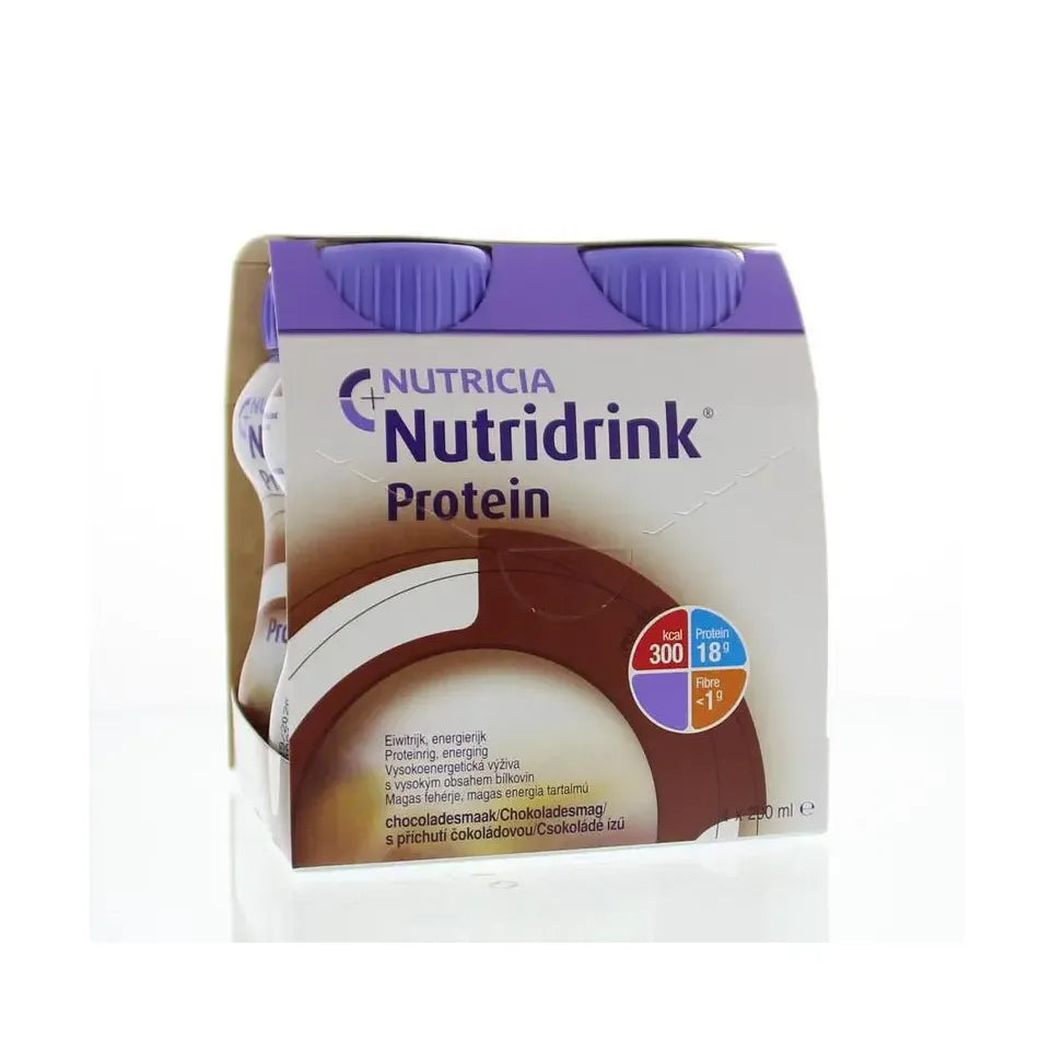 Nutricia Protein chocolade 200 ml 4 stuks