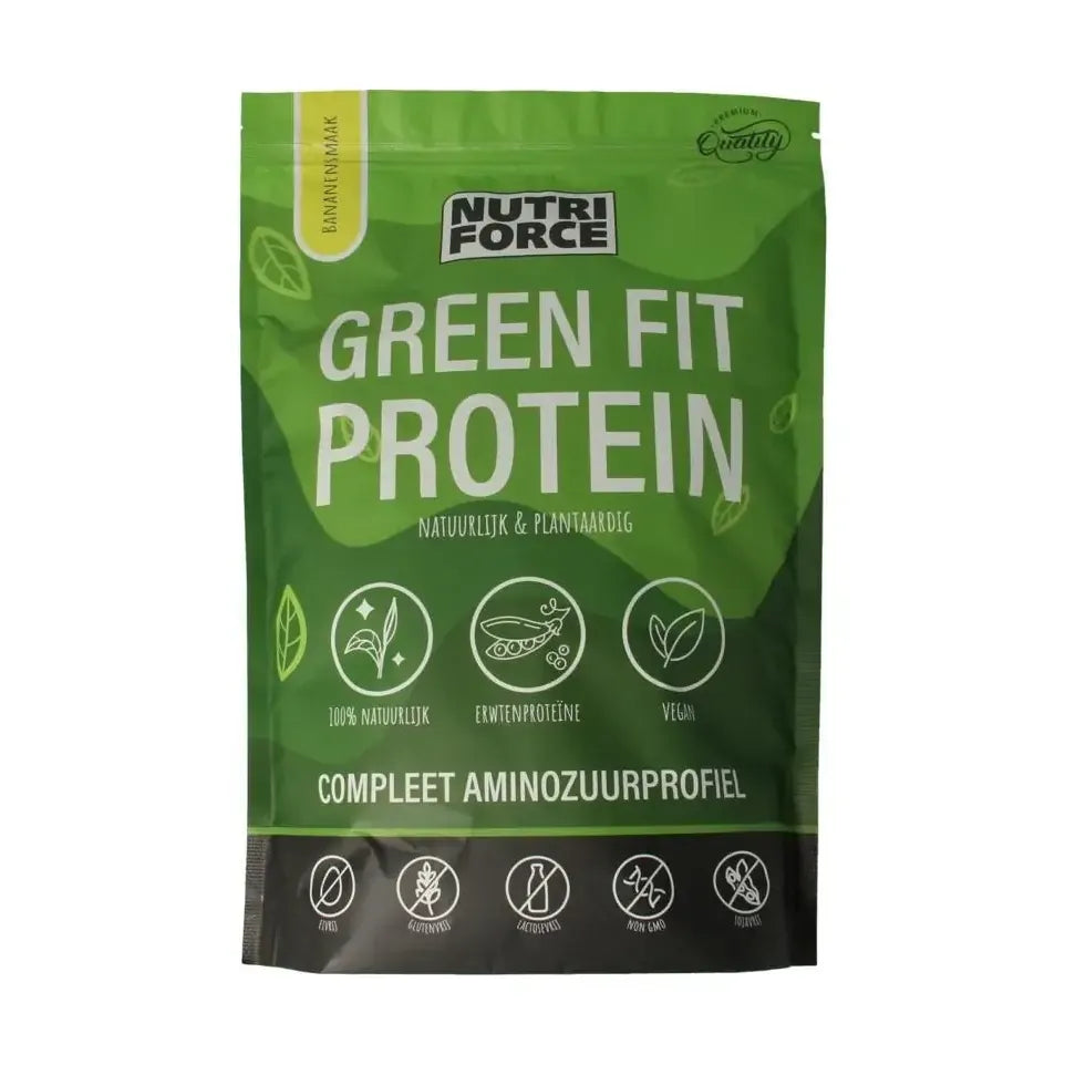 Nutriforce Green fit protein banaan 700 gram