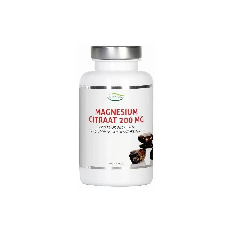 Nutrivian Magnesium citraat 200 mg 100 tabletten