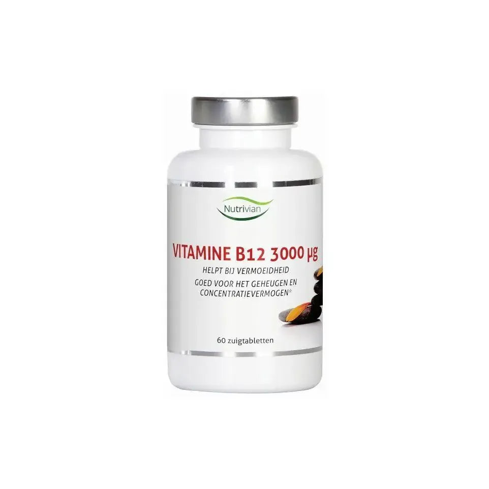 Nutrivian Vitamine B12 methylcobalamine 3 mg 60 zuigtabletten