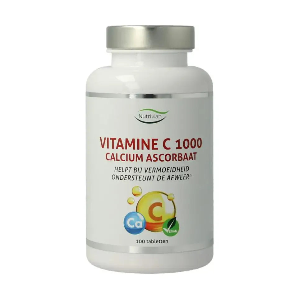 Nutrivian Vitamine C1000 mg calcium ascorbaat 100 tabletten