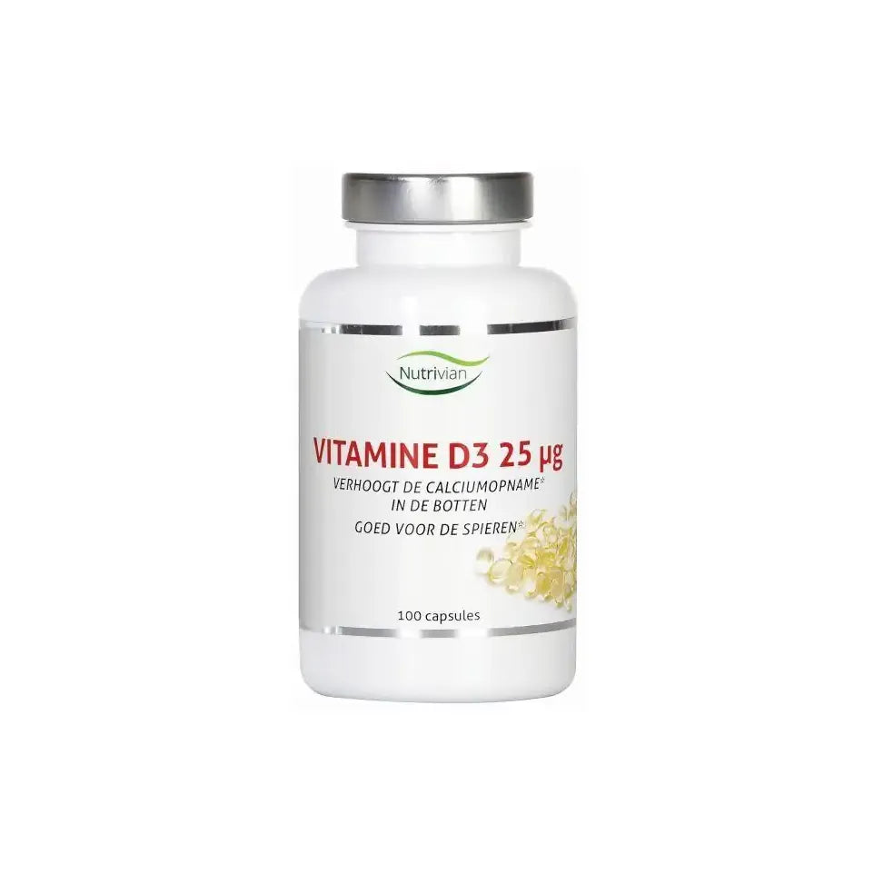 Nutrivian Vitamine D3 25 mcg 100 capsules