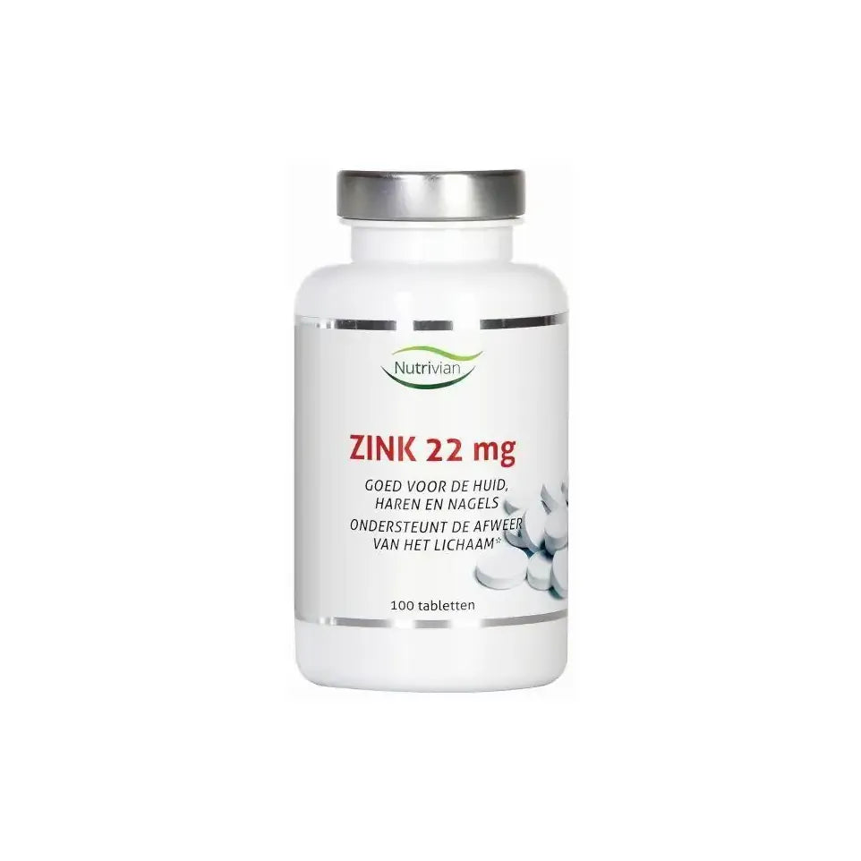 Nutrivian Zink methionine 22 mg 100 tabletten
