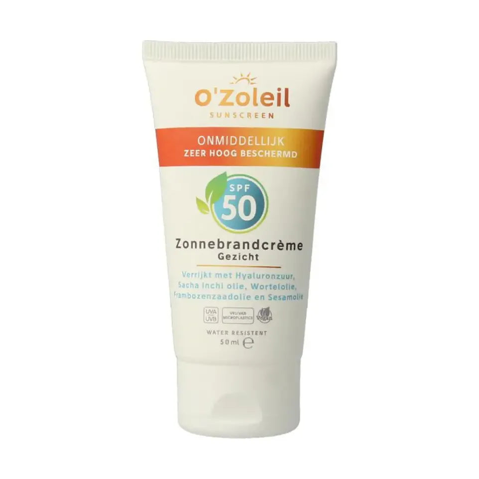 O'Zoleil zonnebrandcreme gezicht spf50 50 ml