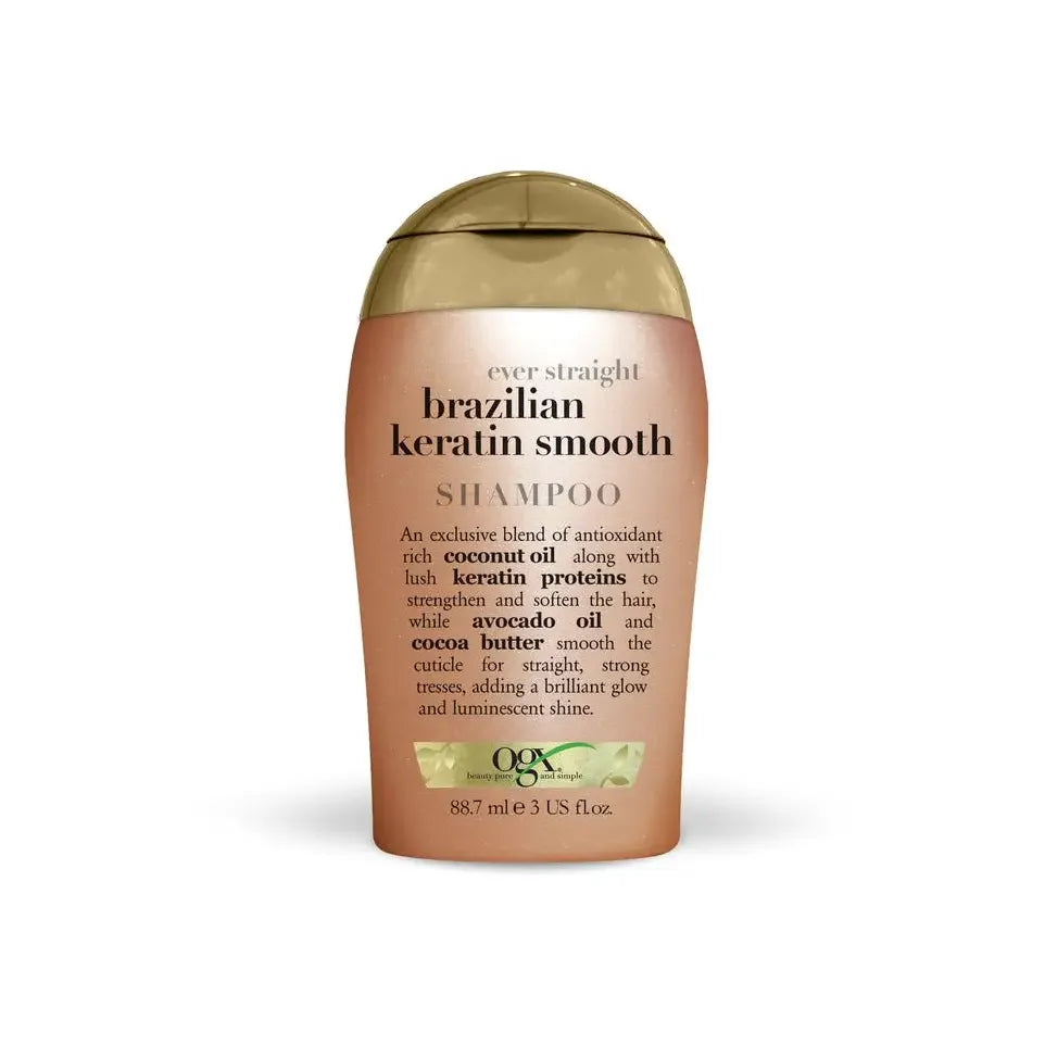 OGX Travelsize brazilian keratin smooth shampoo