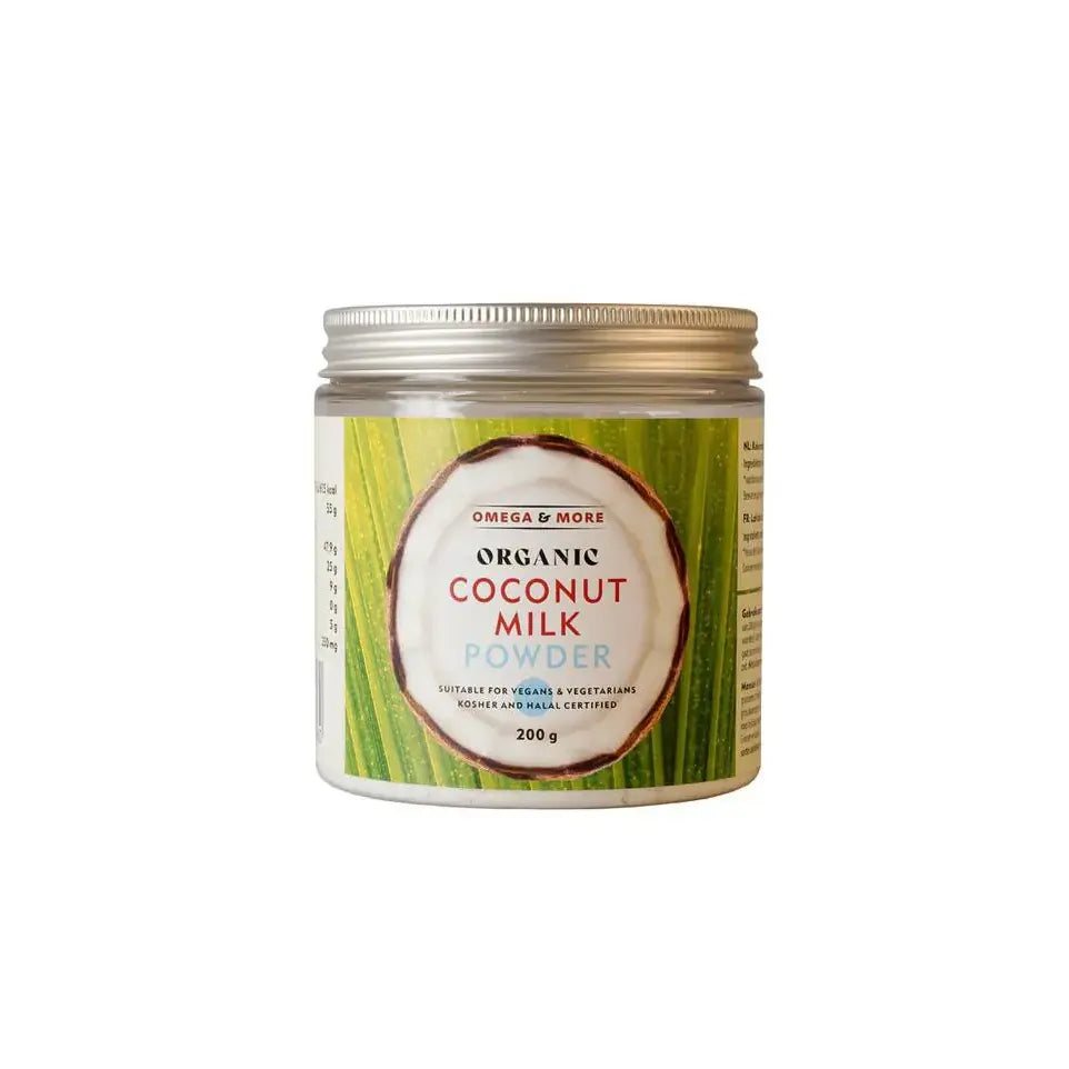 Omega en More Kokosmelk poeder vegan biologisch 200 gram