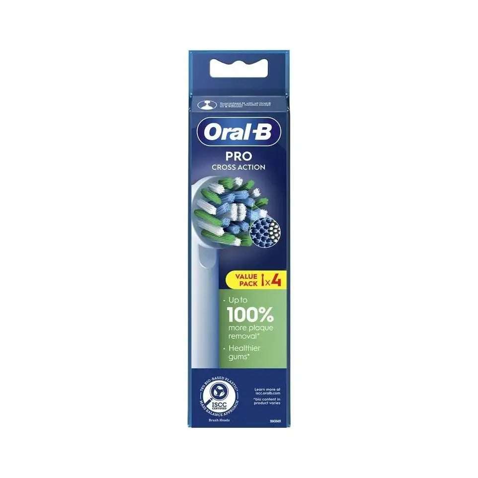 Oral B opzetb cross action 4 stuks
