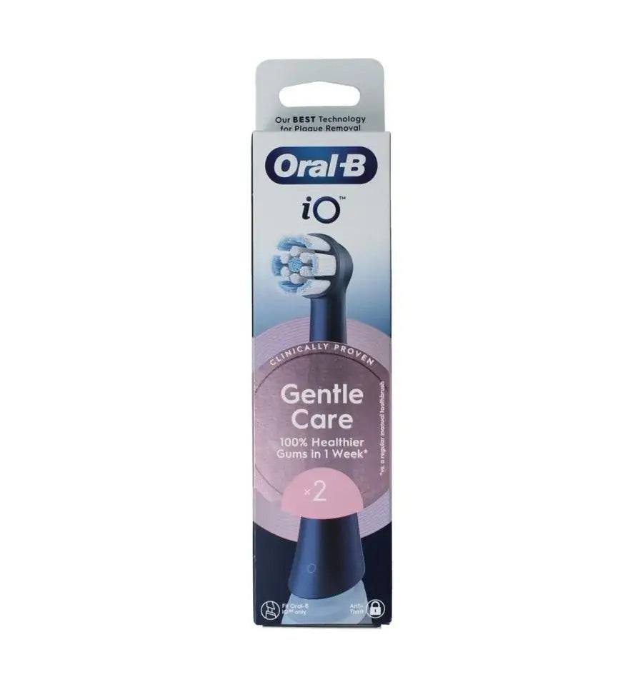 Oral B Opzetborstel IO gentle care zwart 2 stuks