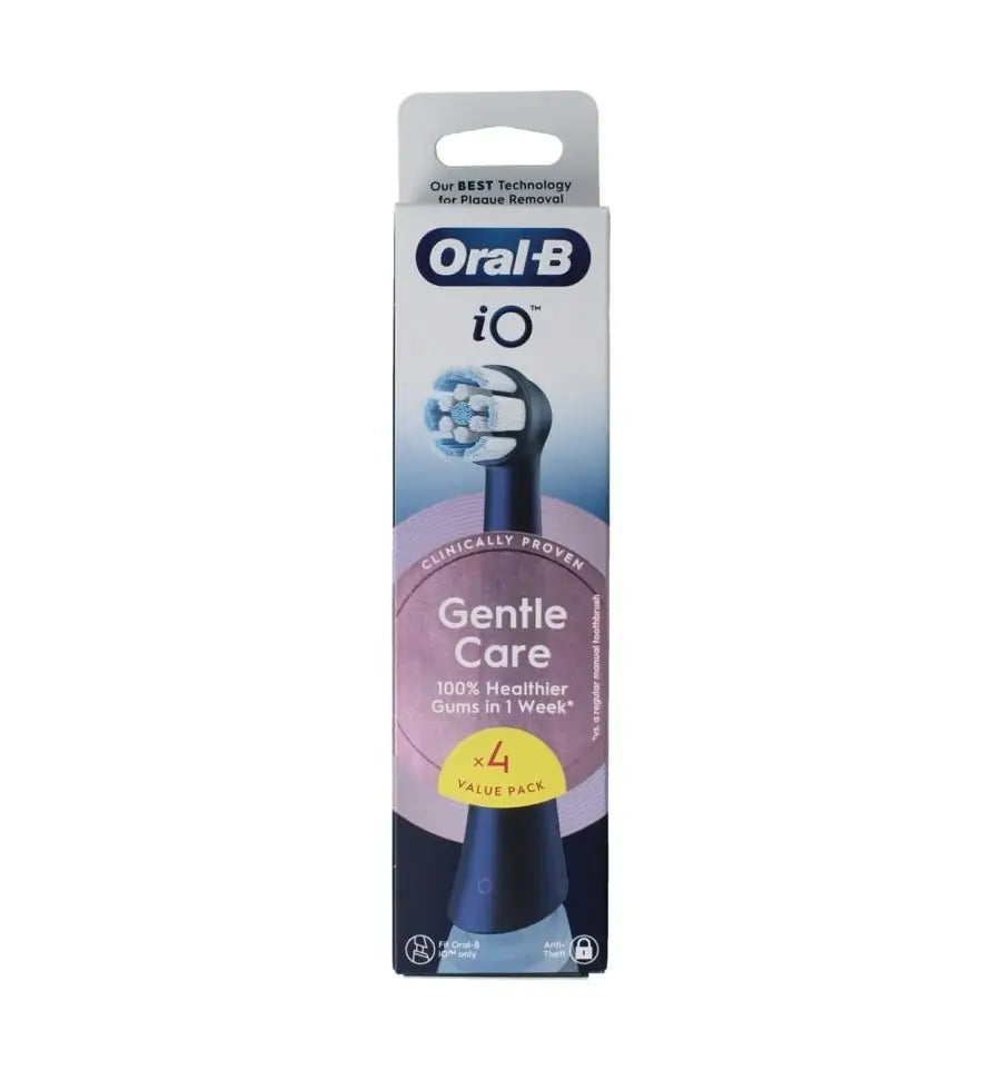 Oral B Opzetborstel IO gentle care zwart 4 stuks