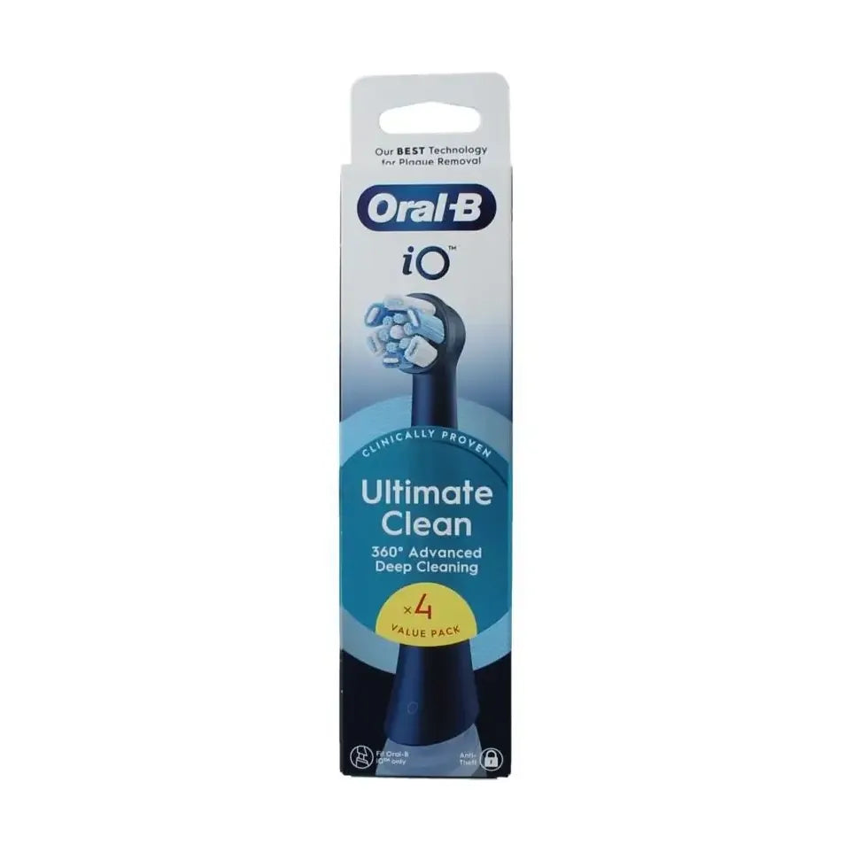 Oral B Opzetborstels ultimate clean black 4 stuks