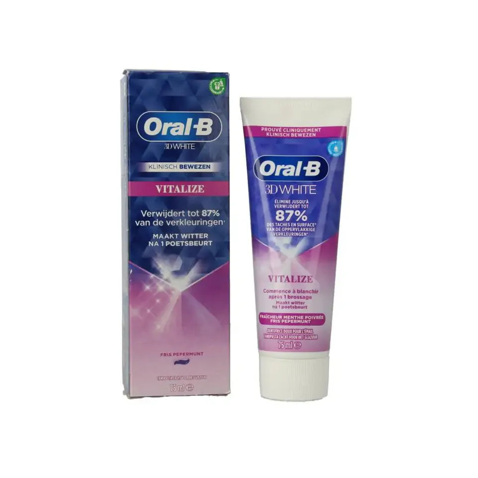 Oral B Tandpasta 3D white vitalize 75 ml