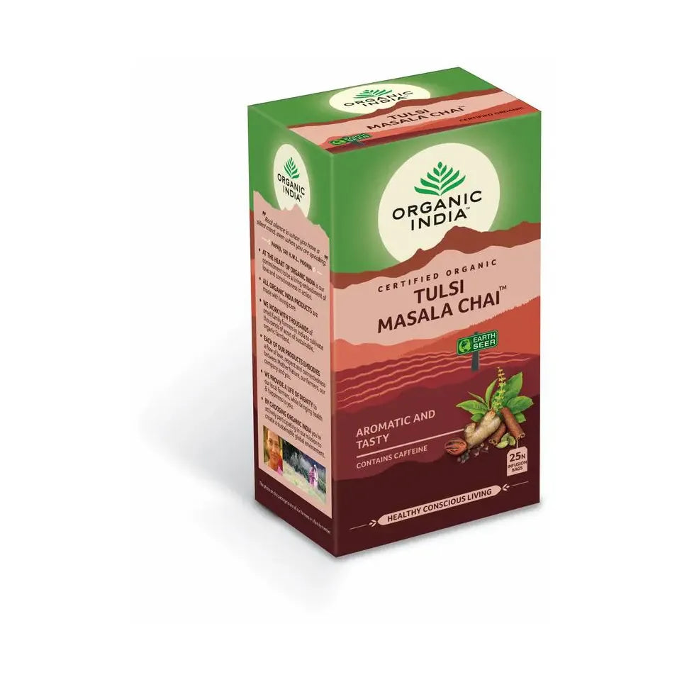 Organic India Tulsi masala chai thee 25 zakjes