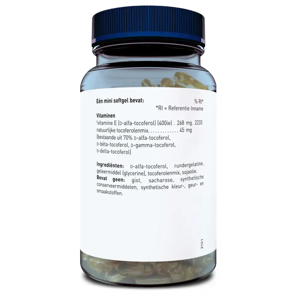 Orthica E-400 plus 60 mini softgels (afbeelding 3)
