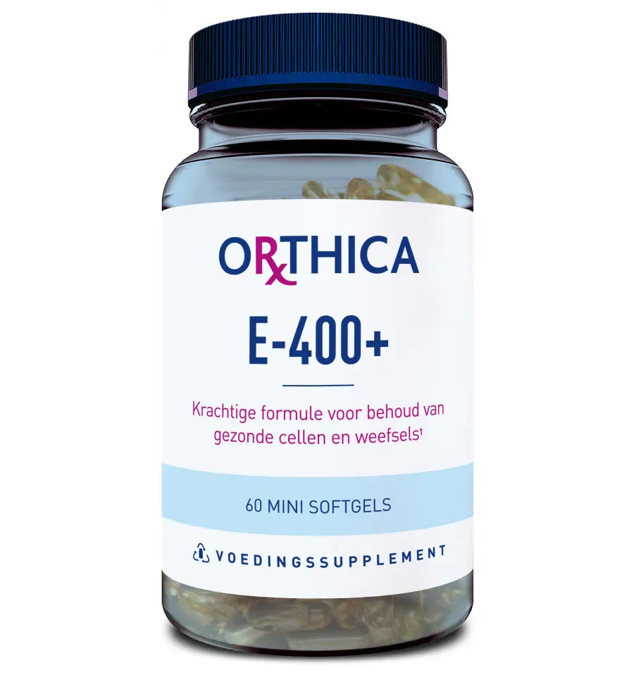 Orthica E-400 plus 60 mini softgels (afbeelding 1)