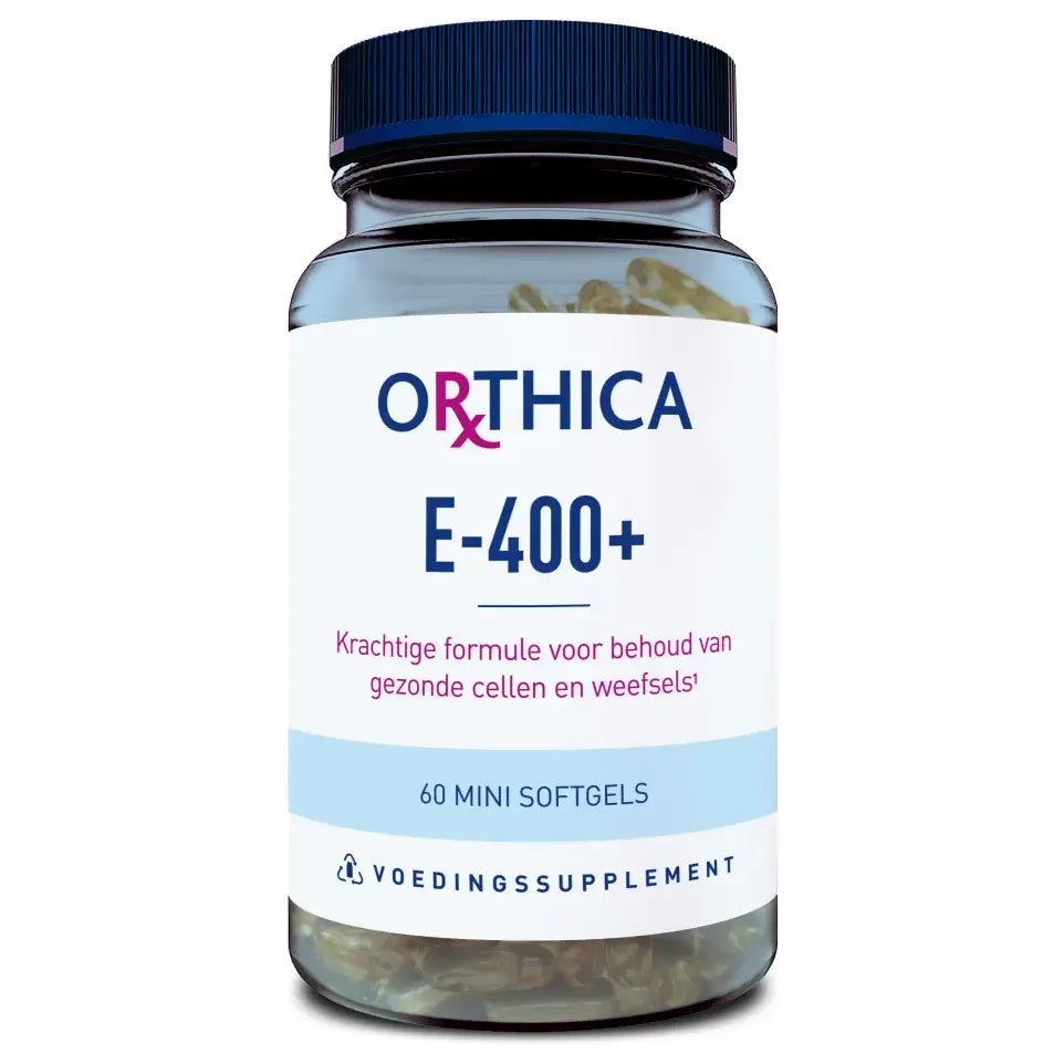 Orthica E-400 plus 60 mini softgels (afbeelding 1)