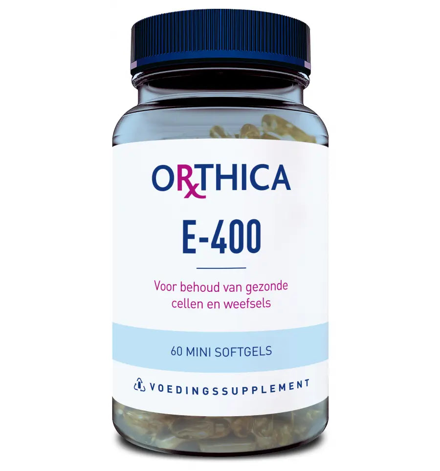 Orthica E-400 60 mini softgels (afbeelding 1)