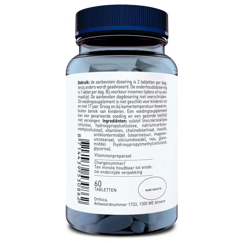 Orthica Co-enzym B-complex 60 tabletten