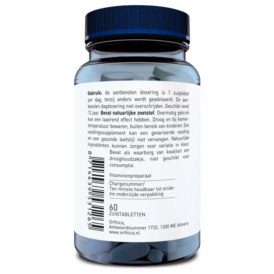 Orthica Co-Enzym B12 60 zuigtabletten