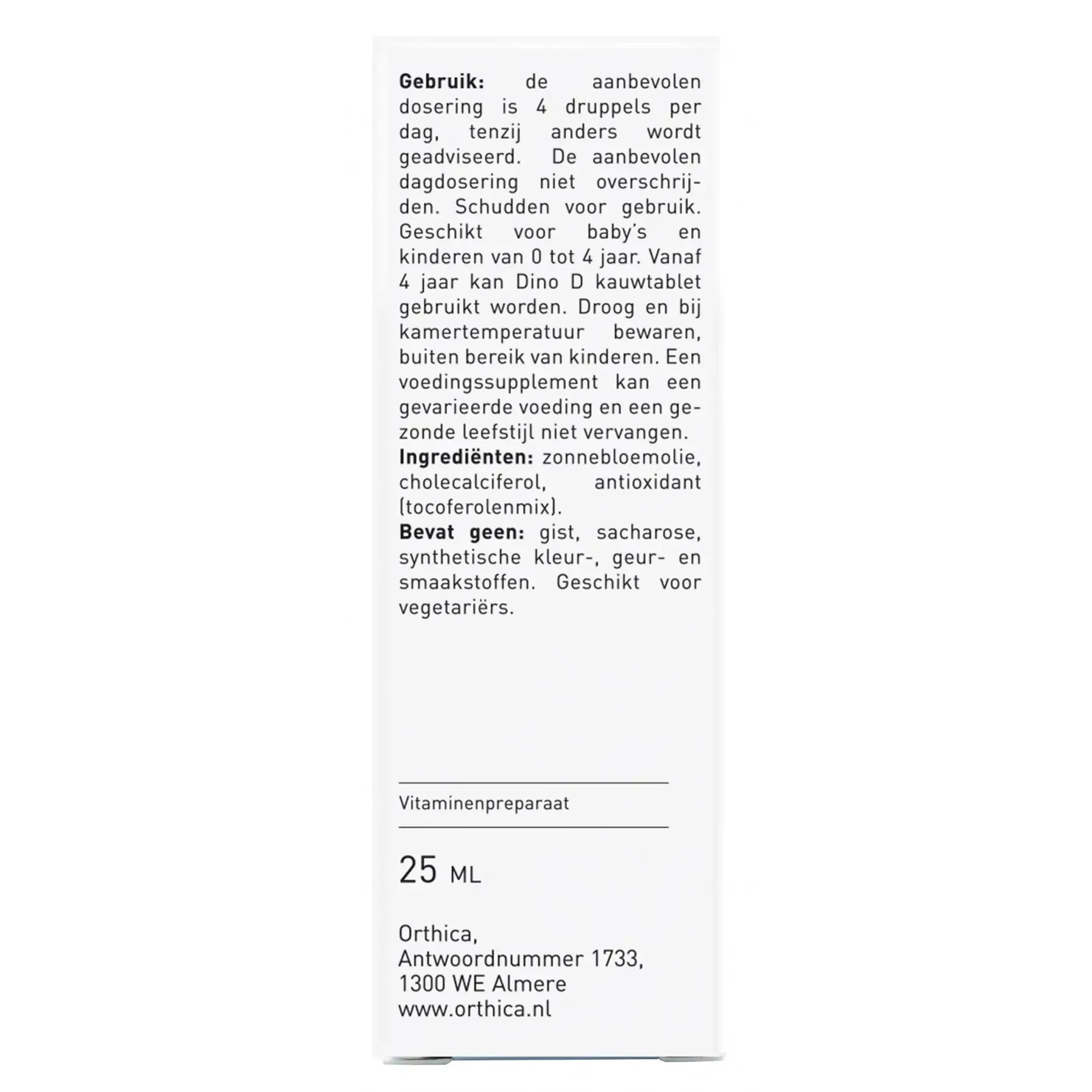 Orthica Dino D druppels 25 ml