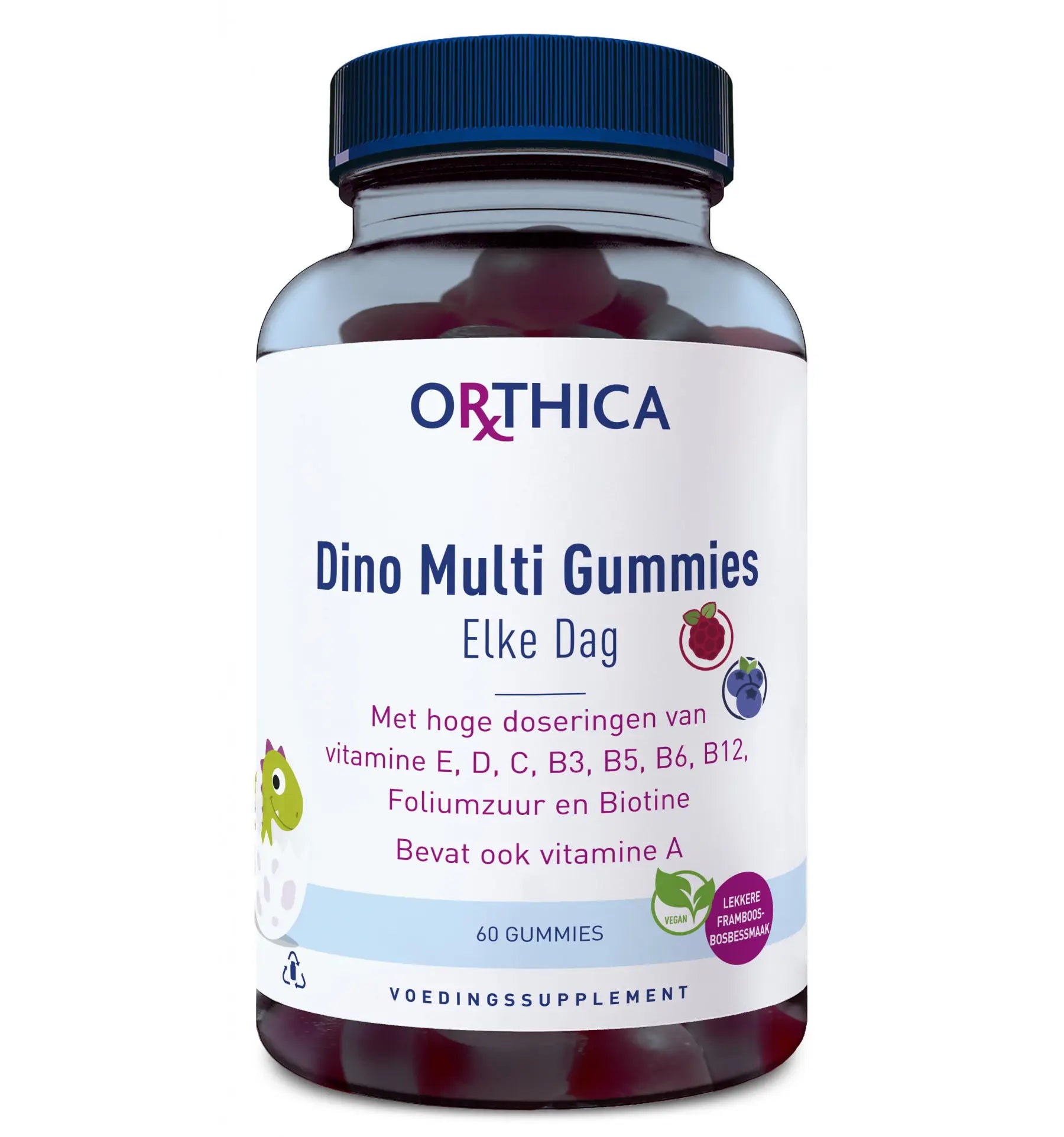 Orthica Dino multi 60 gummies (afbeelding 1)